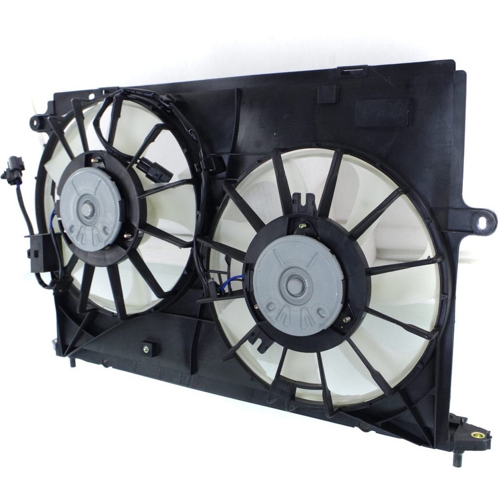Radiator/Condenser Fan Motor Assembly, Fan Assembly; 2.4L (2AZFE Engine)