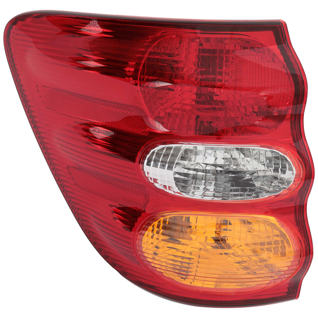 Tail Light Brake Lamp For 01-04 Toyota Sequoia Driver Side Outer Chrome Housing