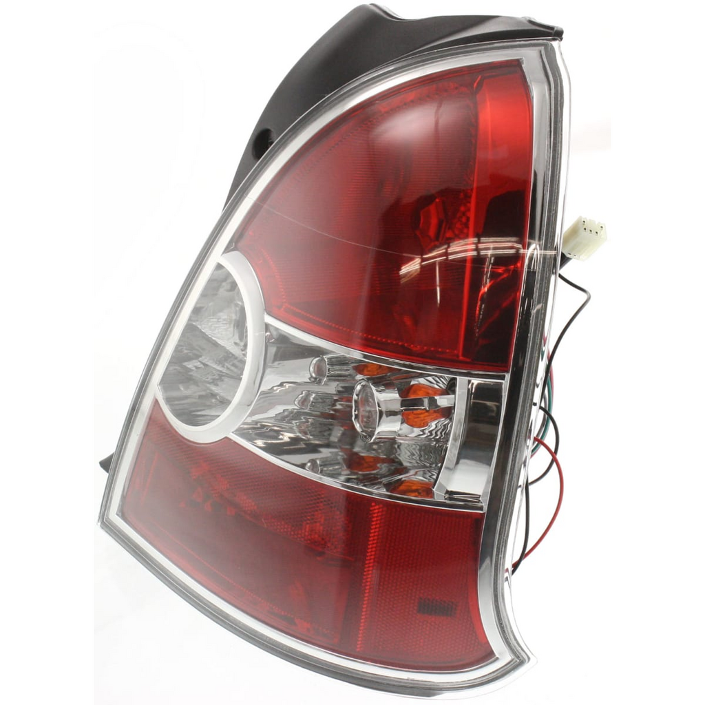 Tail Light Brake Lamp, Passenger Side, Chrome, Plastic, Halogen Bulb, With Bulb